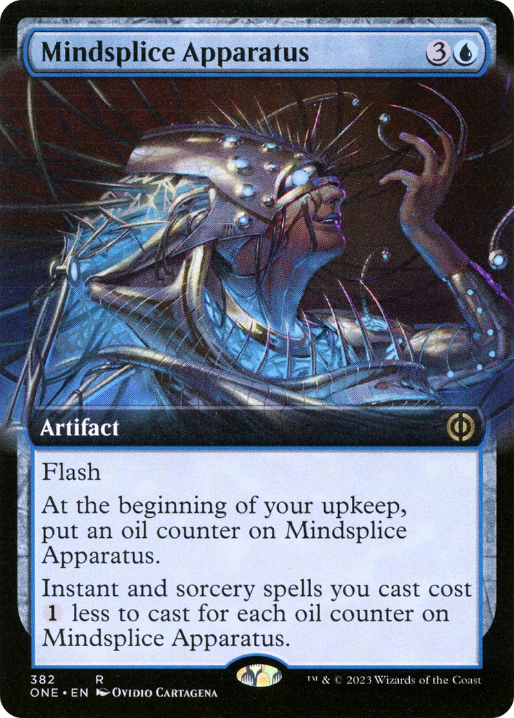 Appareil Mindsplice (Art étendu) [Phyrexia : Tous seront un] 
