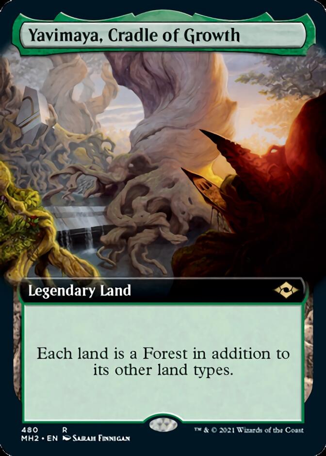 Yavimaya, Cradle of Growth (Extended Art) (MH2-480) - Modern Horizons 2: (Extended Art)