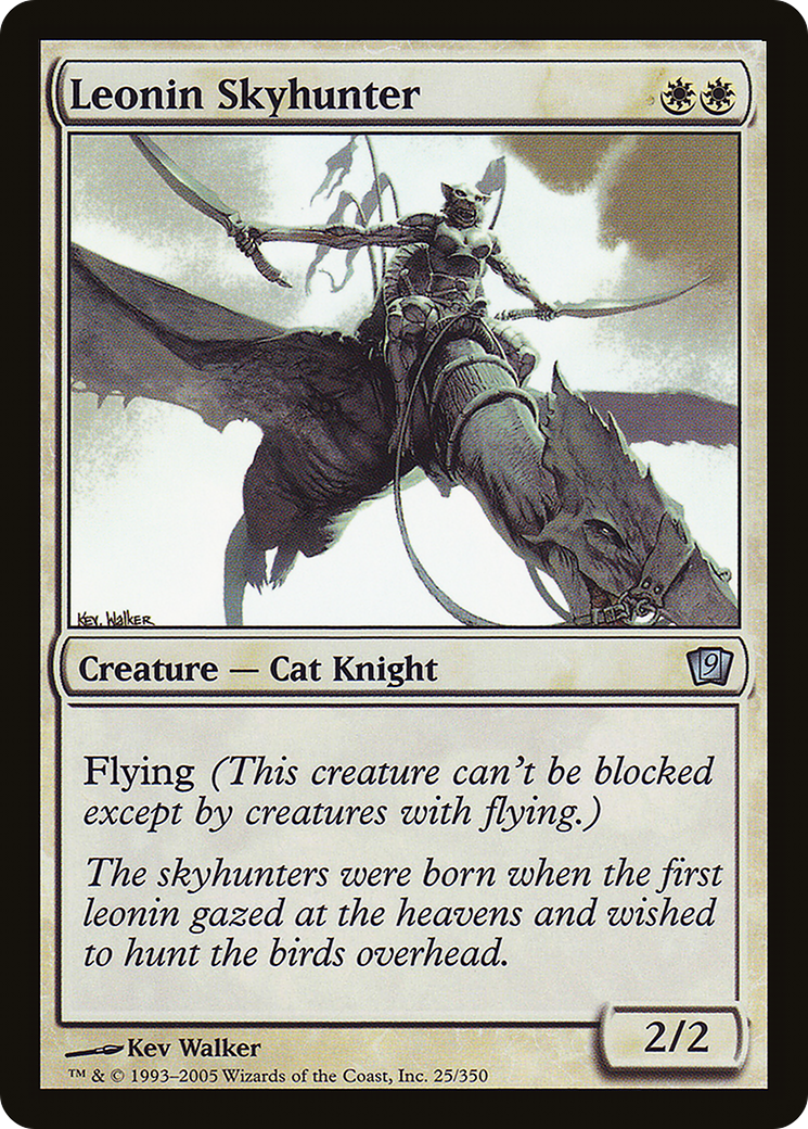 Leonin Skyhunter (9ED-25★) - 9th Edition Foil