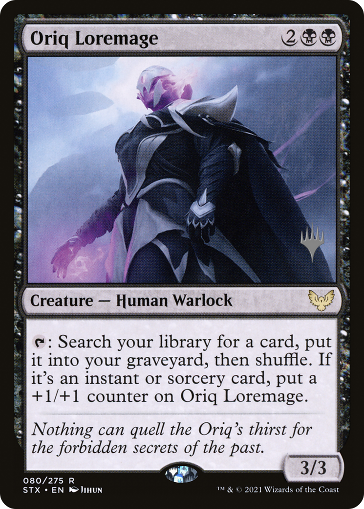 Oriq Loremage (Pack Promo) [Strixhaven : Promos de l'École des Mages] 