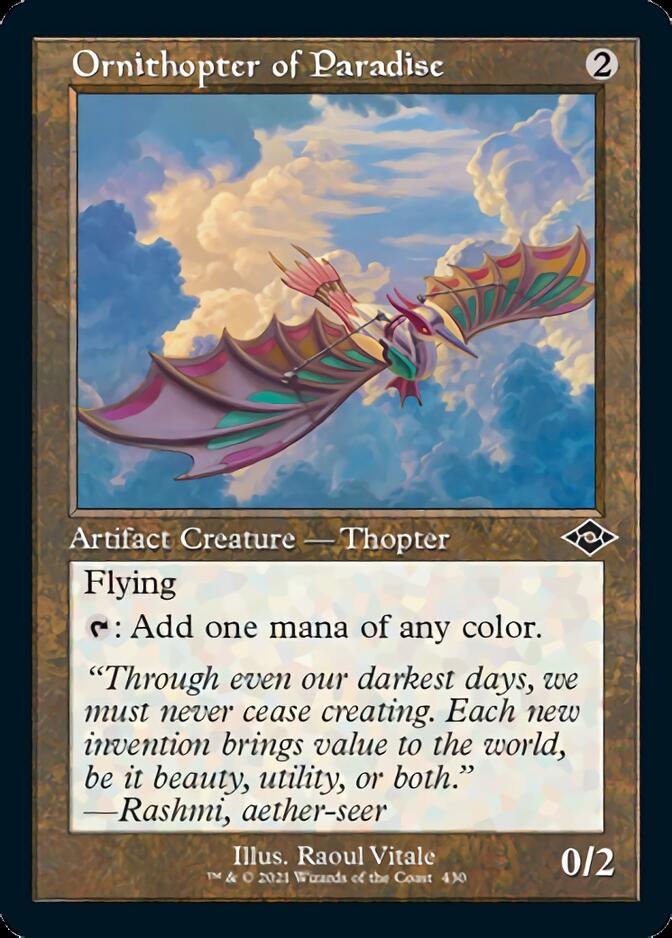 Ornithoptère du Paradis (Retro Foil Etched) [Modern Horizons 2] 
