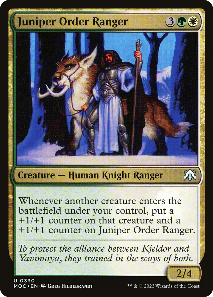 Juniper Order Ranger [Marche du commandant de la machine] 