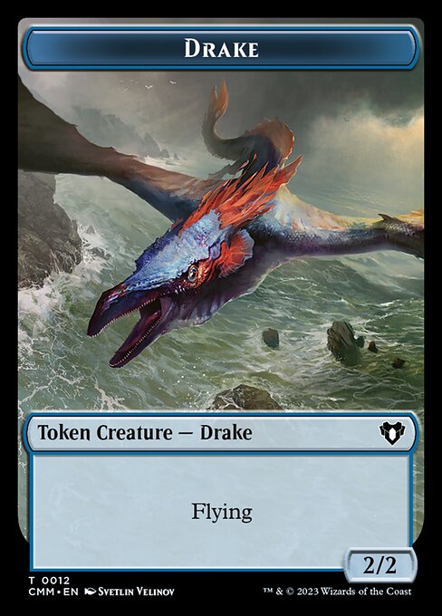 Eldrazi // Jeton double face Drake [Jetons Commander Masters] 