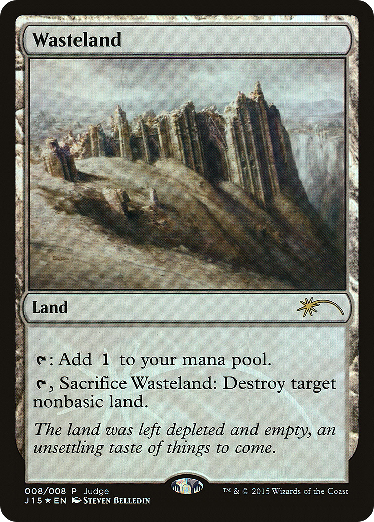 Wasteland (J15) (JDG-008) - Judge Gift Cards 2015 Foil