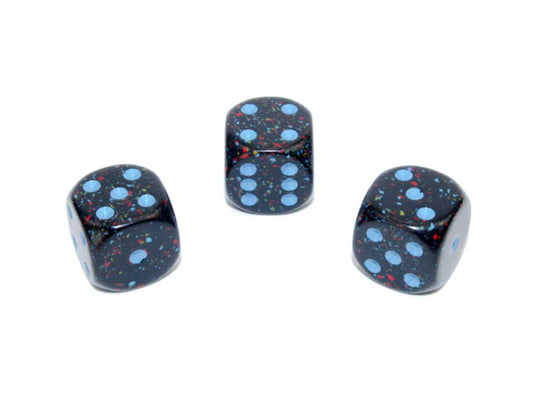 Chessex - 12D6 - Speckled Blue Stars