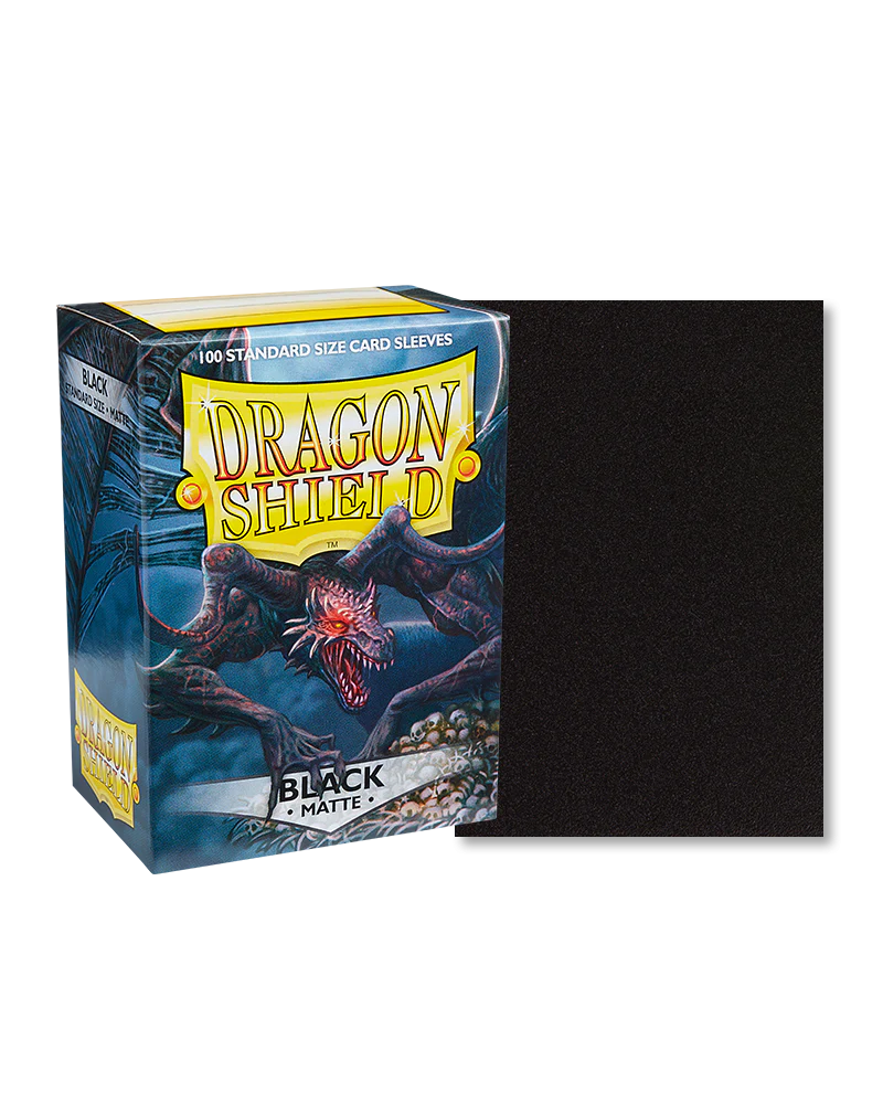 Dragon Shield - 100 CT - Standard - Black Matte
