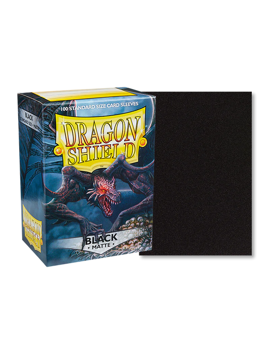 Dragon Shield - 100 CT - Standard - Black Matte