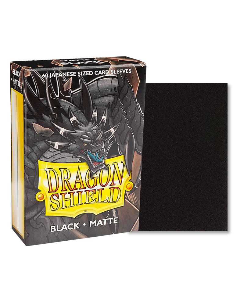 Dragon Shield - 60 CT - Japanese - Black Matte