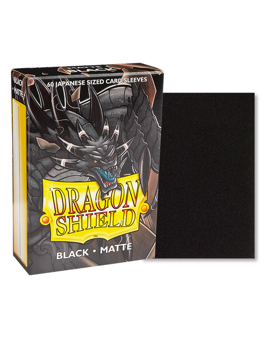 Dragon Shield - 60 CT - Japanese - Black Matte