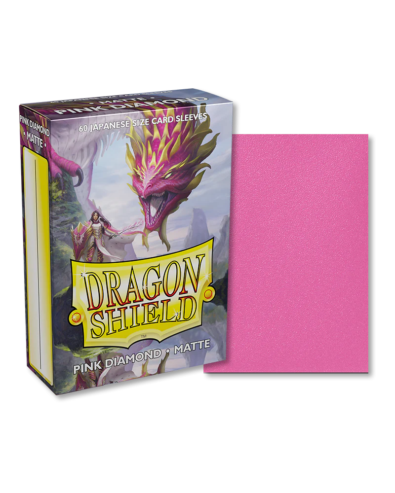 Dragon Shield - 60 CT - Japanese - Pink Diamond Matte