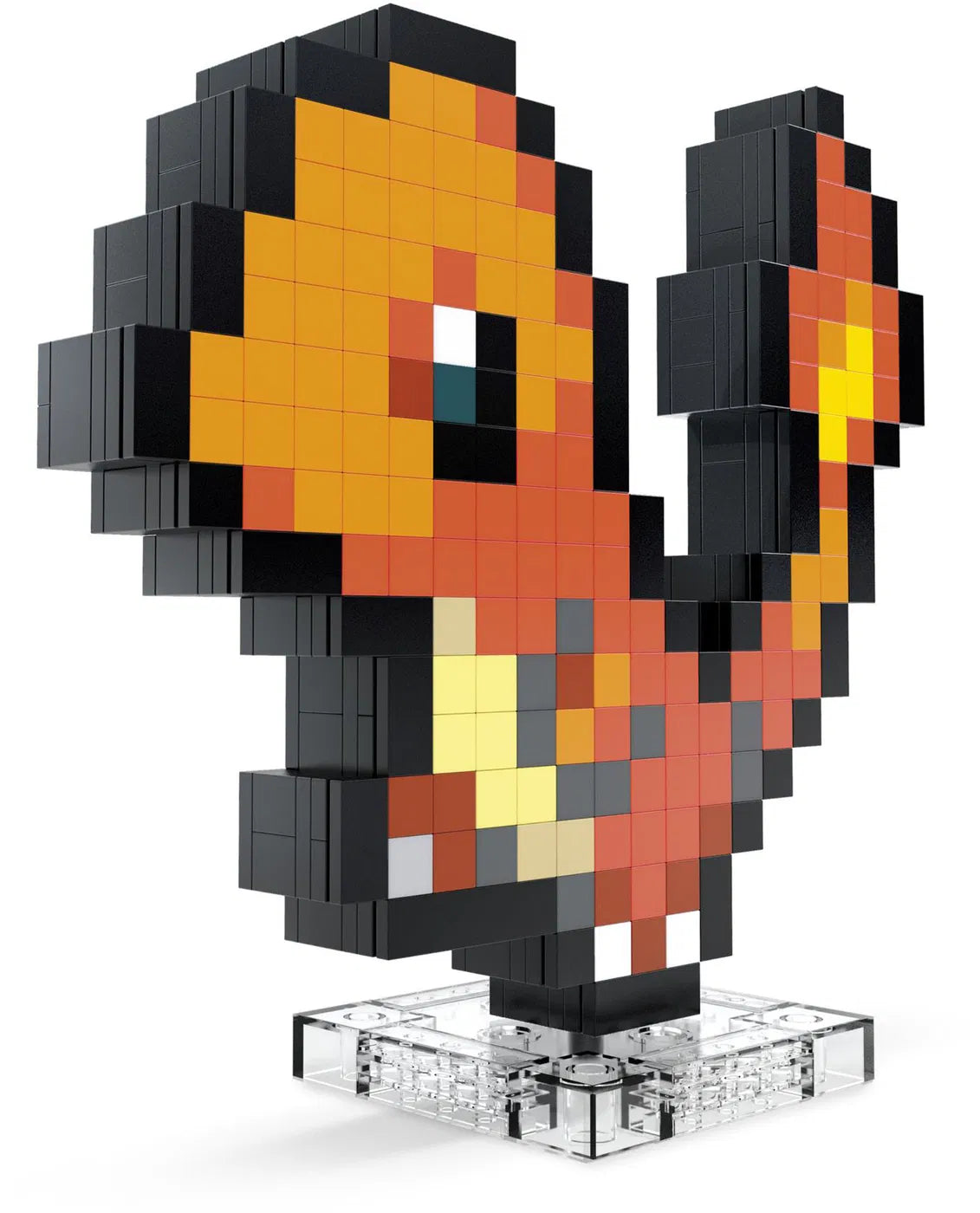 Mega Construct Pokémon Pixel Art - Charmander Building Set