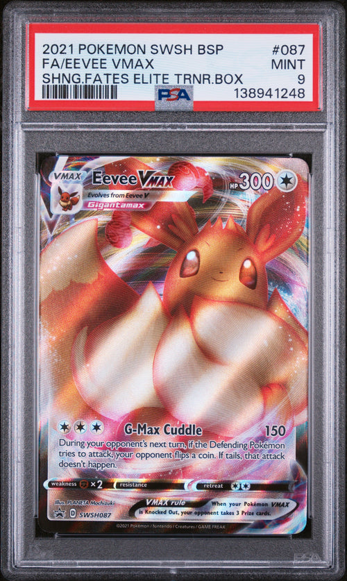 Pokemon - PSA 9 -  Eevee - Shining Fates