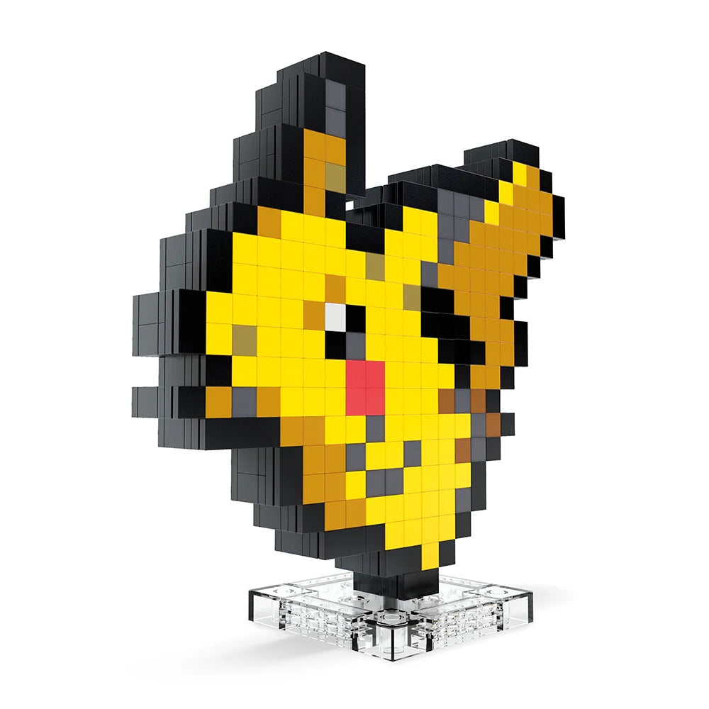 Mega Construct Pokémon Pixel Art - Pikachu Building Set