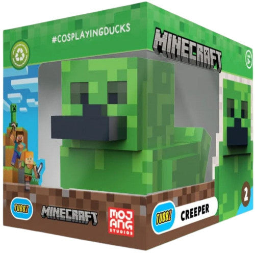 Tubbz - Boxed Rubber Duck - Minecraft - Creeper