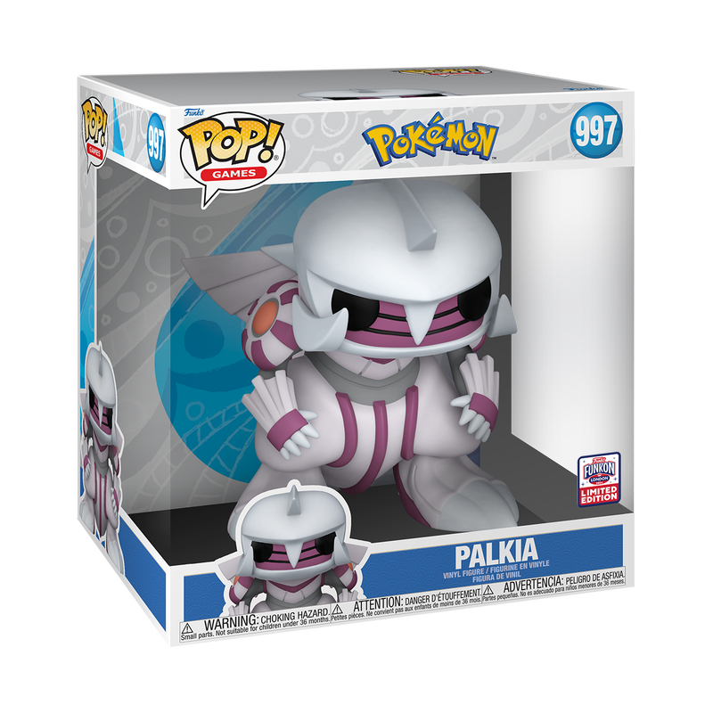 Funko POP! JUMBO: Pokémon Palkia Figure (Funkon 2024 Shared Convention Exclusive)