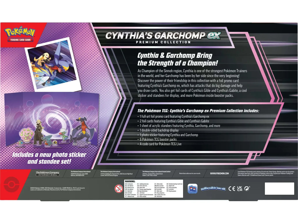 Pokemon - Cynthia’s Garchomp ex Premium Collection
