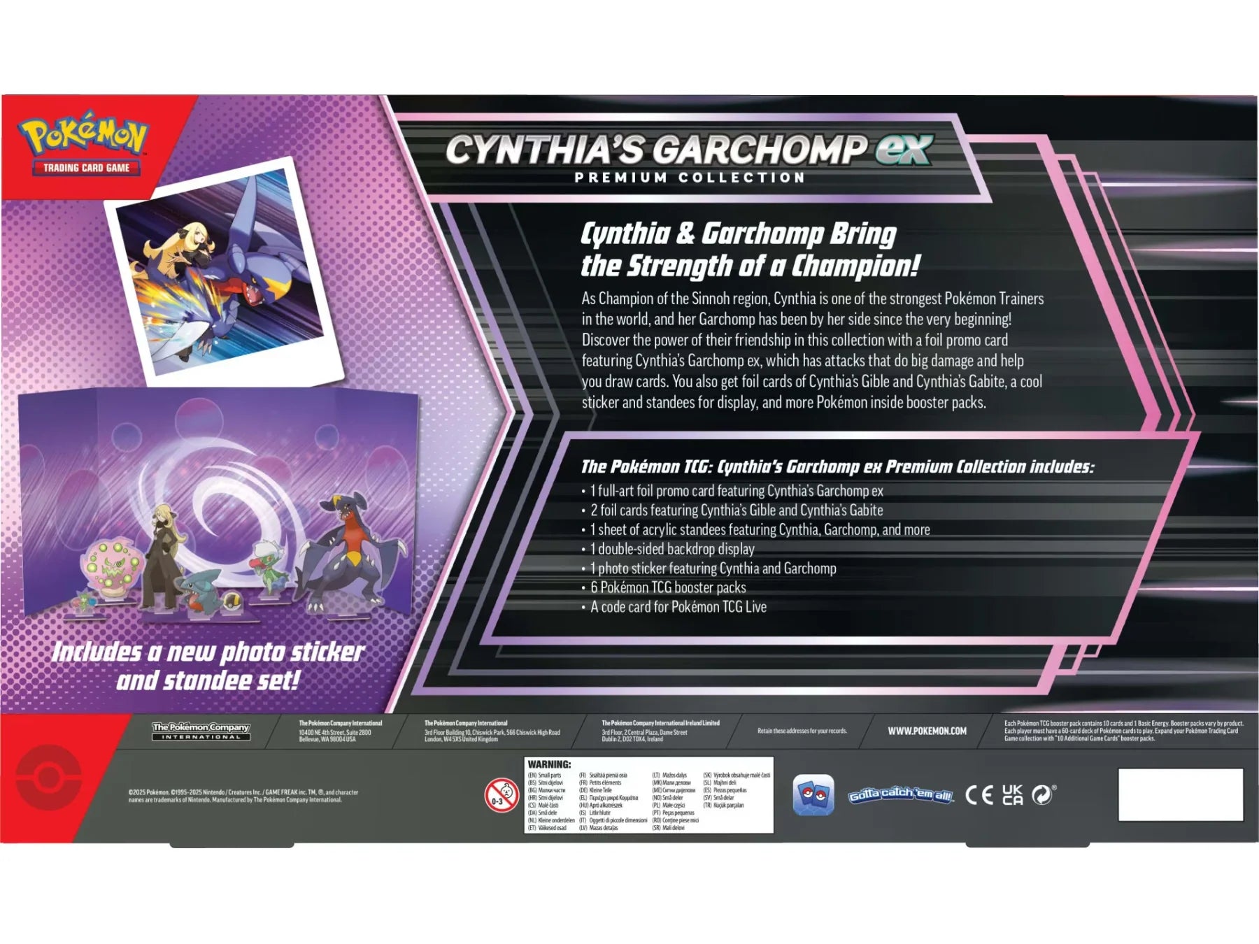 Pokemon - Cynthia’s Garchomp ex Premium Collection