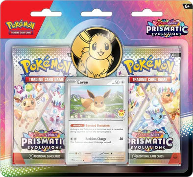 Scarlet & Violet: Prismatic Evolutions - 2 Pack Blister - Eevee