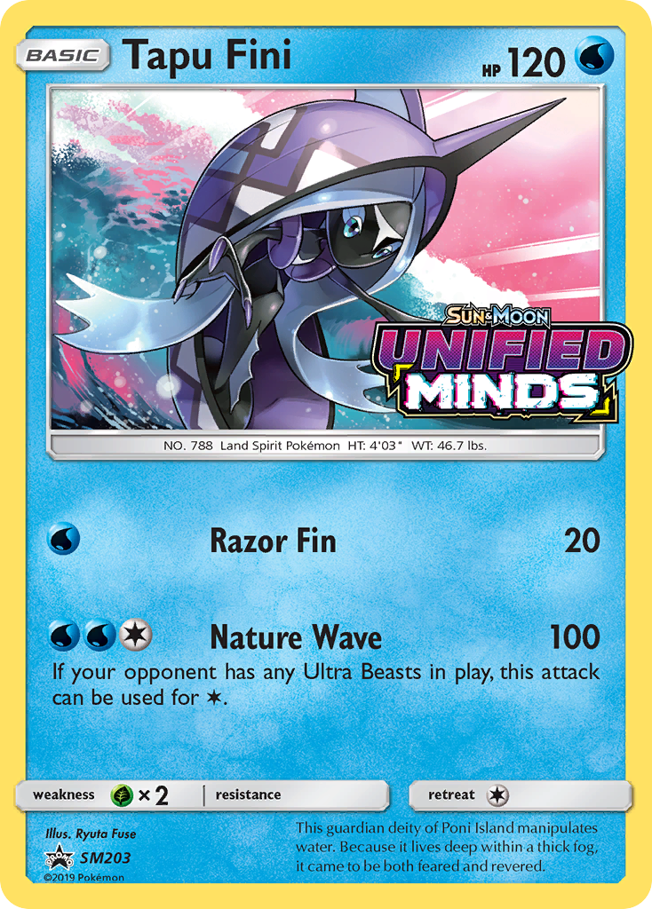 Tapu Fini (Prerelease) SM203  - Holofoil - Promo