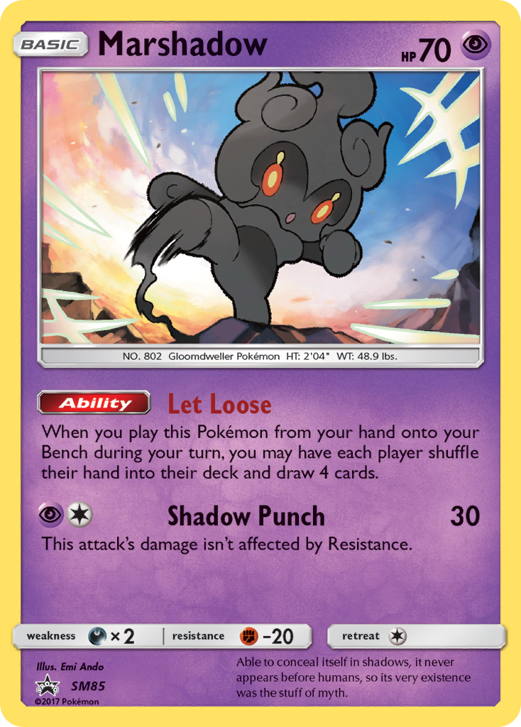 Marshadow - SM85  - Holofoil - Promo