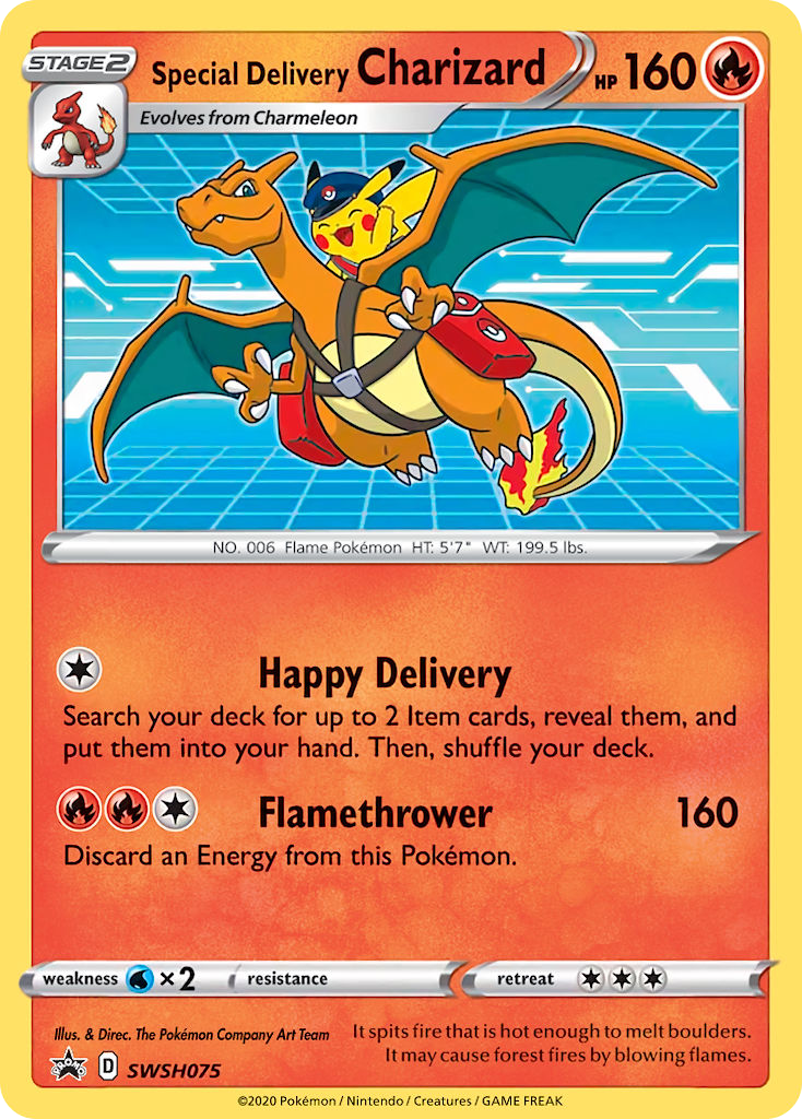 Special Delivery Charizard SWSH075  - Promo