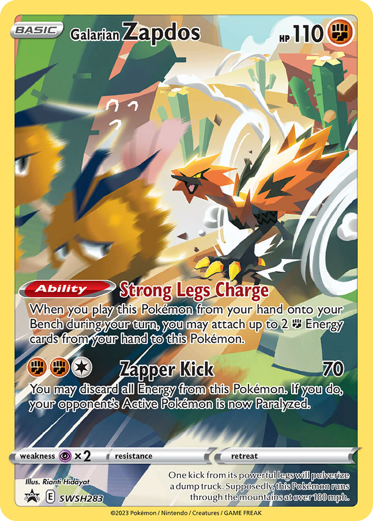 Galarian Zapdos SWSH283  - Promo