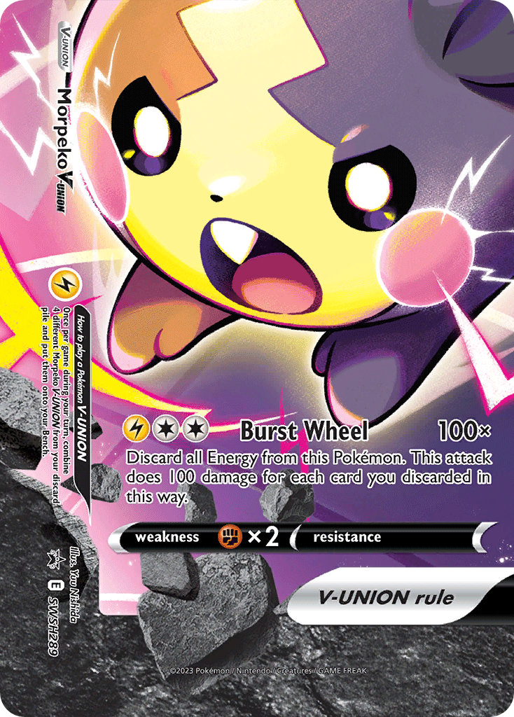 Morpeko V-UNION SWSH289  - Holofoil - Promo