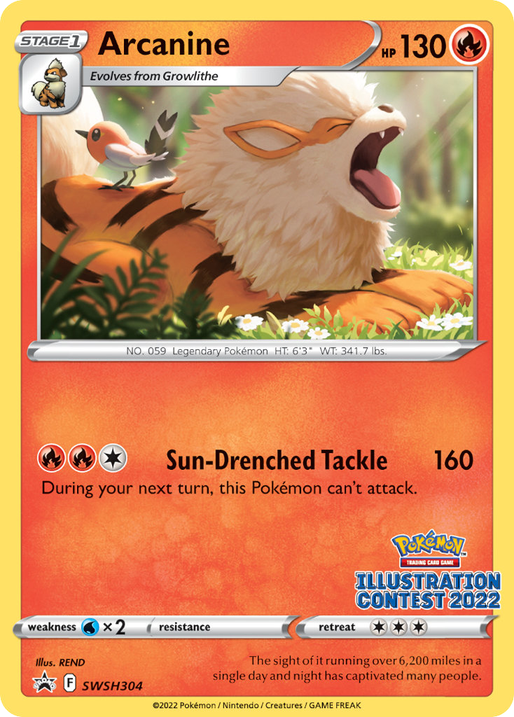 Arcanine SWSH304  - Promo