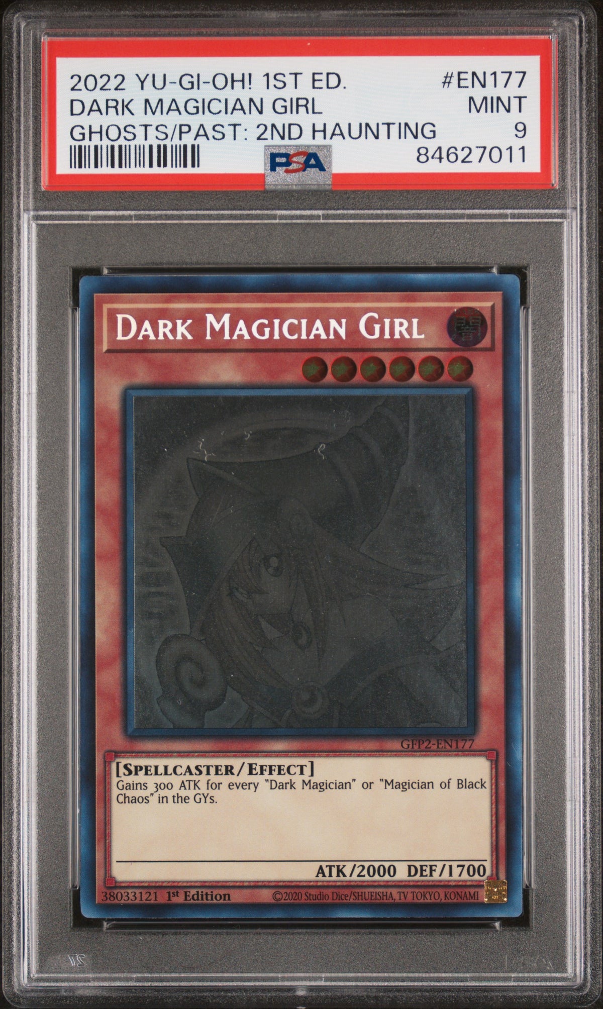 Yugioh - PSA 9 - Bras droit de l'Interdit - Secret Rare - UBP1