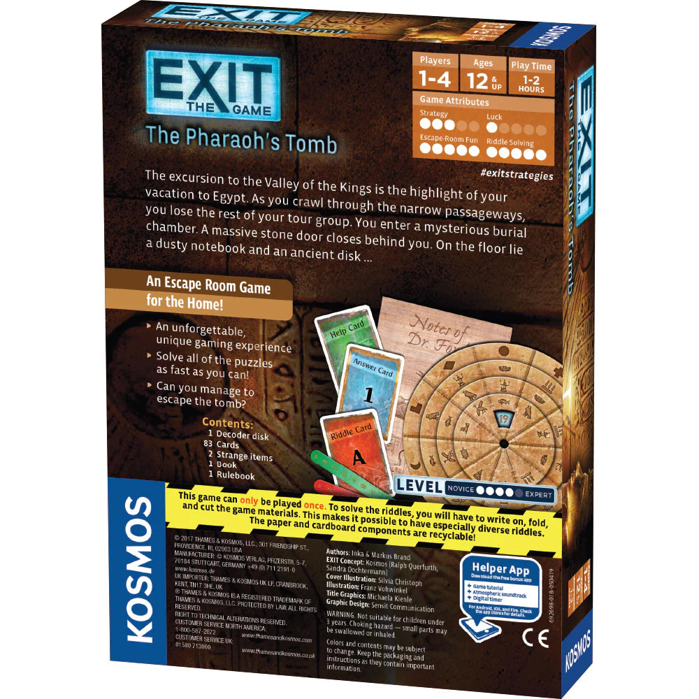 Exit The Game - The Pharaoh's Tomb