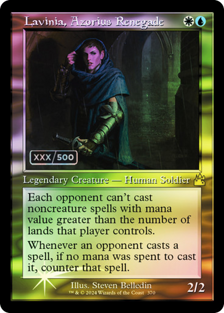 Lavinia, Azorius Renegade (Rétro) (Sérialisé) [Ravnica Remastered] 