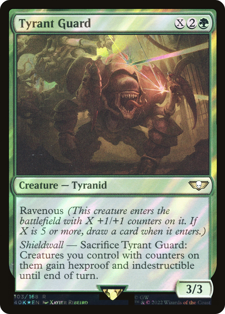 Garde Tyrant (Surge Foil) [Warhammer 40,000] 
