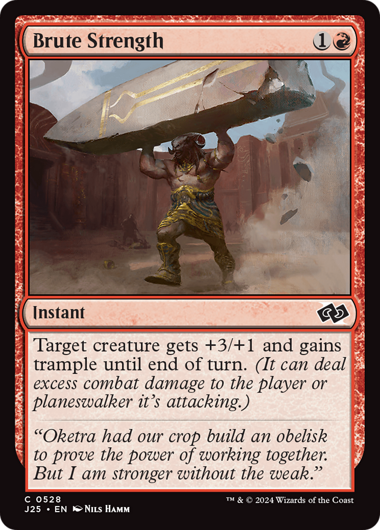 Brute Strength (J25-528) - Foundations Jumpstart