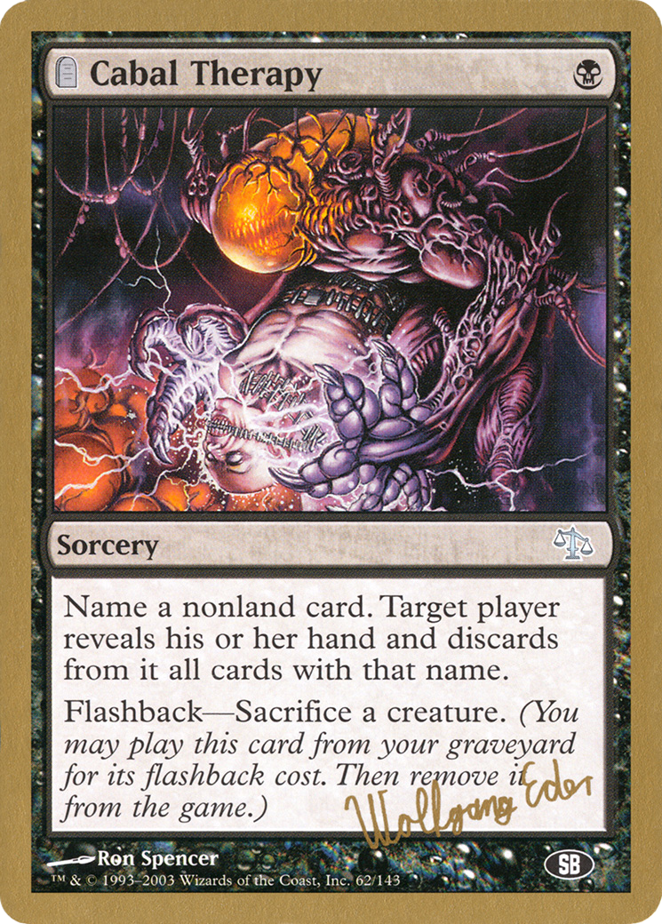 Cabal Therapy (WCD-WE62SB) - World Championship Decks 2003: (tombstone)