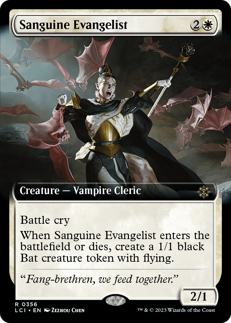 Évangéliste sanguin (art étendu) [Les cavernes perdues d'Ixalan] 