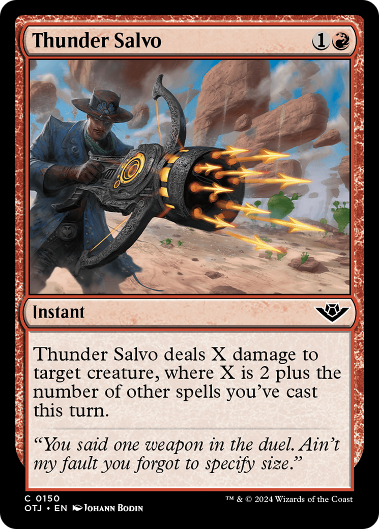 Salve de tonnerre [Hors la loi de Thunder Junction] 