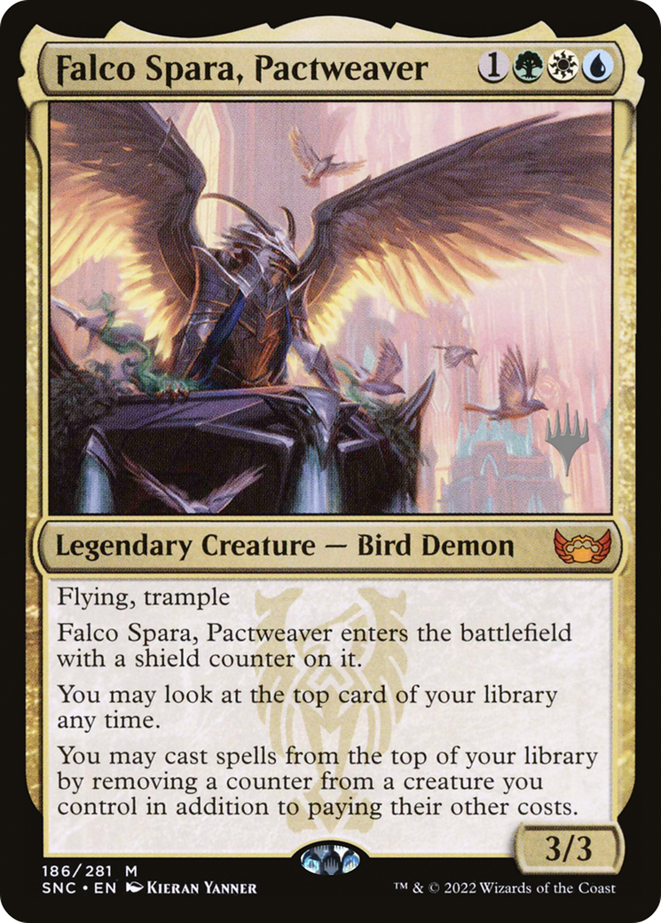Falco Spara, Pactweaver (Pack promotionnel) [Streets of New Capenna Promos] 