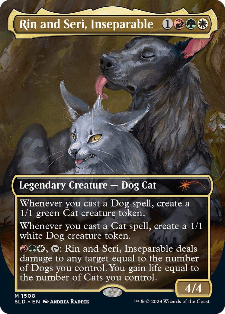 Rin and Seri, Inseparable // Rin and Seri, Inseparable (SLD-1554) - Secret Lair Drop (Borderless)