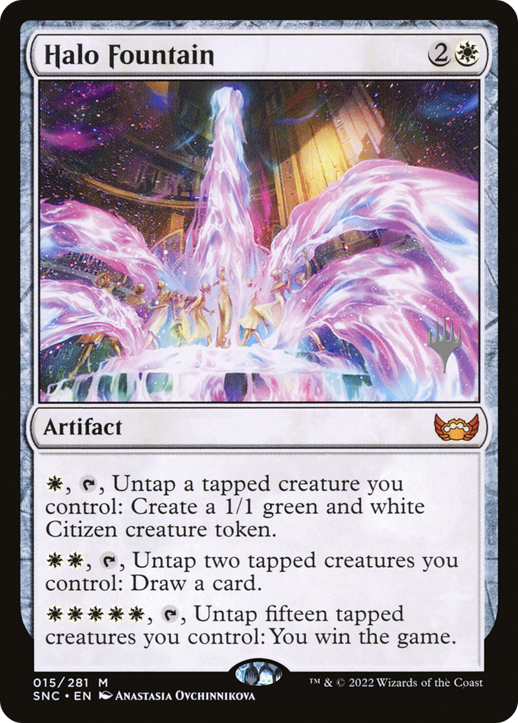 Fontaine Halo (Pack promotionnel) [Streets of New Capenna Promos] 