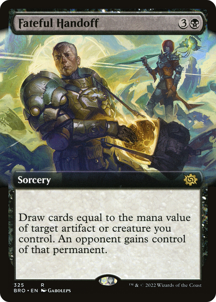 Fateful Handoff (Extended Art) (BRO-325) - The Brothers' War: (Extended Art)