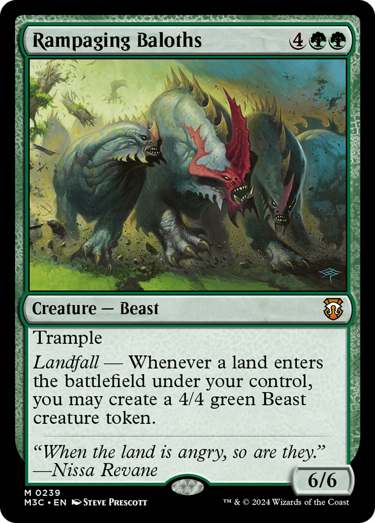Baloths déchaînés [Modern Horizons 3 Commander] 
