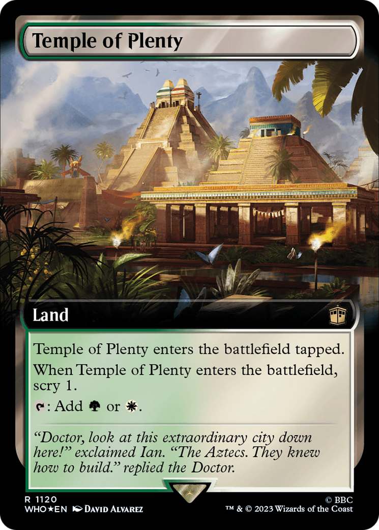 Temple of Plenty (WHO-1120) - Doctor Who: (Extended Art) Foil