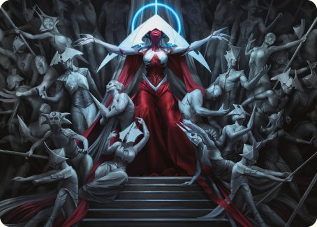 Elesh Norn, Carte d'art Mère des Machines [Phyrexia : All Will Be One Art Series] 