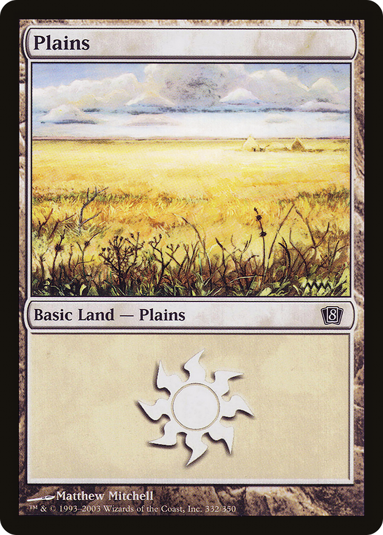 Plains (8ED-332★) - 8th Edition Foil