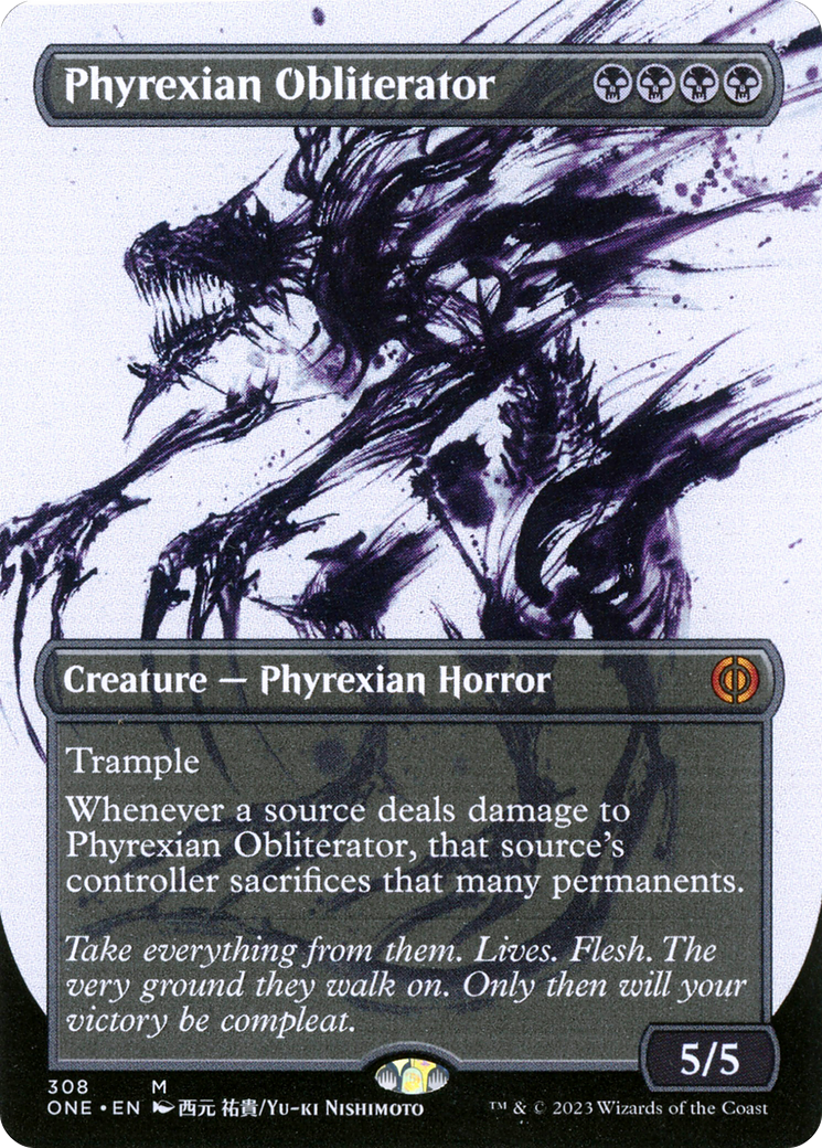 Oblitérateur Phyrexian (Ichor sans frontières) [Phyrexia : Tous seront un] 