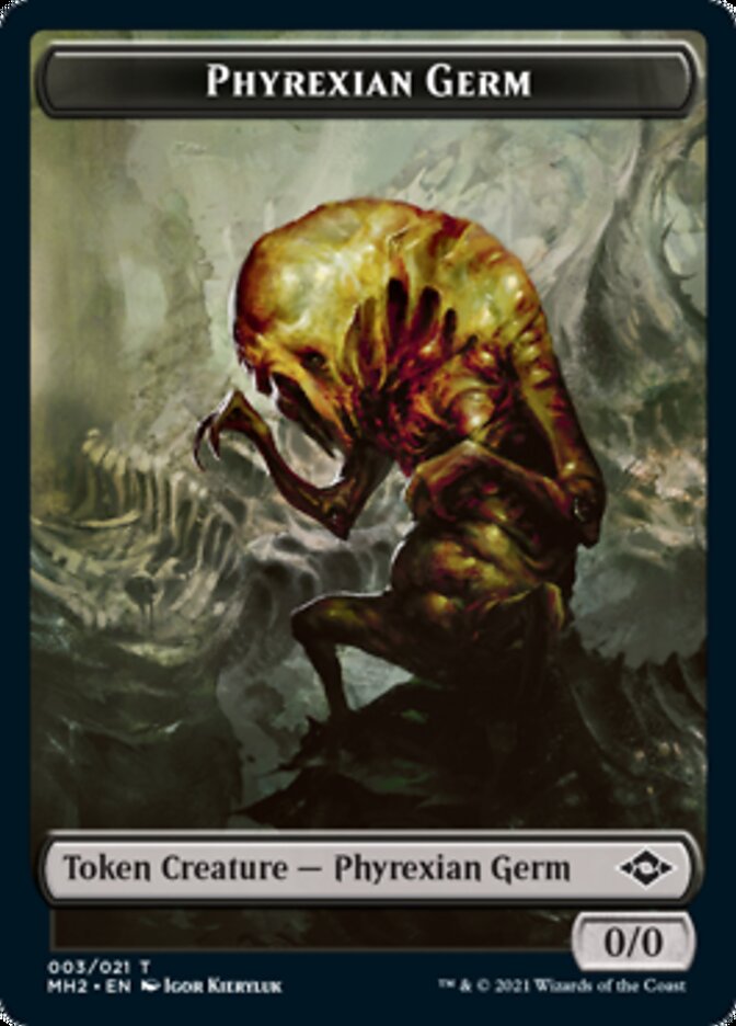 Nourriture (17) // Jeton double face de germe phyrexian [Jetons Modern Horizons 2] 