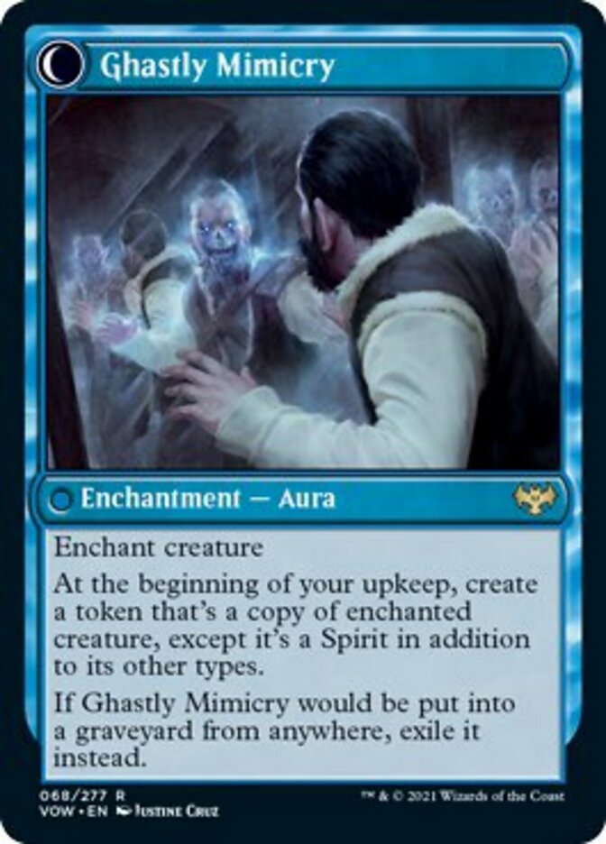 Mirrorhall Mimic // Ghastly Mimicry (VOW-068) - Innistrad: Crimson Vow: (Double Faced Transform)