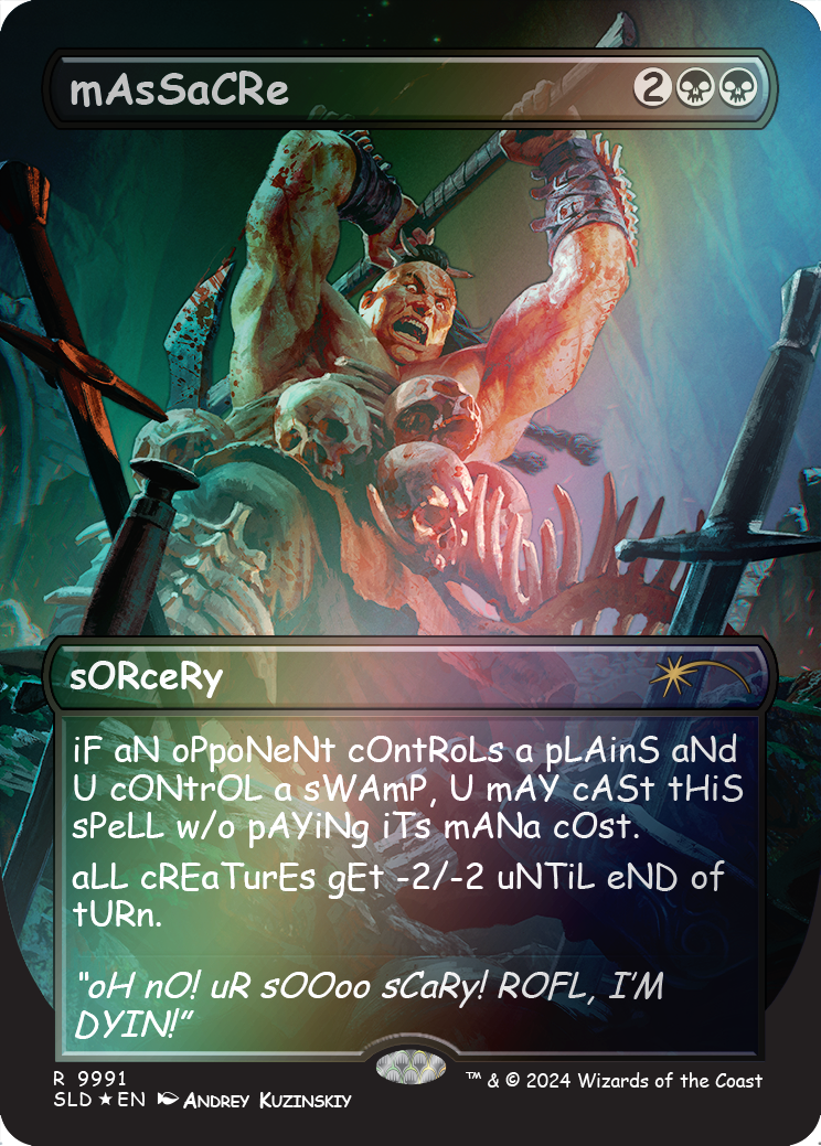 mAssaCRe (Rainbow Foil) [Série Secret Lair Drop] 