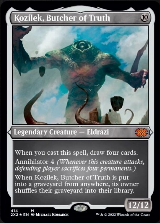 Kozilek, boucher de la vérité (Foil Etched) [Double Masters 2022] 