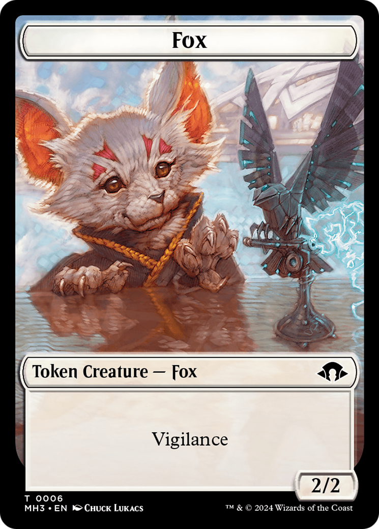 Germe Phyrexian // Jeton double face Fox [Modern Horizons 3 Tokens] 
